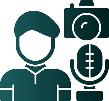 Vlog Vector Icon Design
