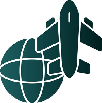 World Tour Vector Icon Design