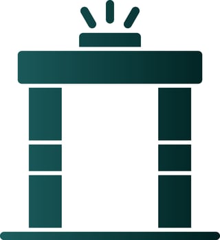 Metal Detector Vector Icon Design