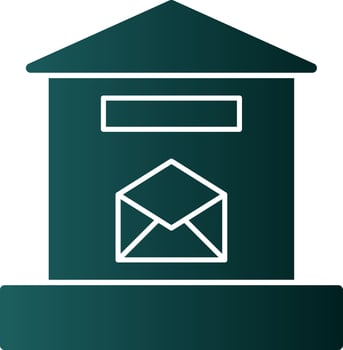 Letter Box Vector Icon Design