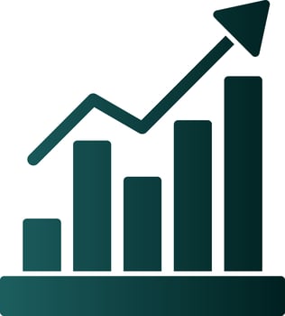 Graph Vector Icon Design