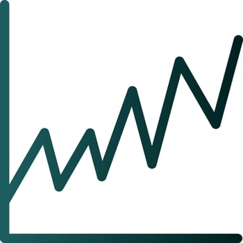 Frequency Graph Vector Icon Design