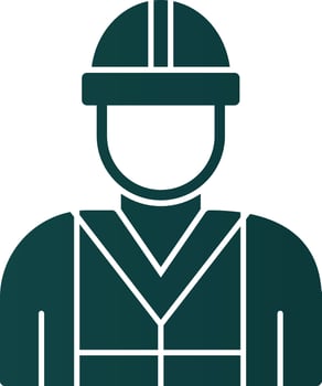 Firefighter Vector Icon Design
