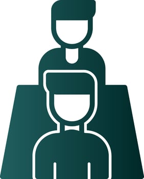 Interview Vector Icon Design