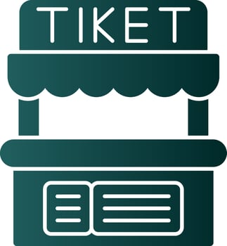 Ticket Office Vector Icon Design
