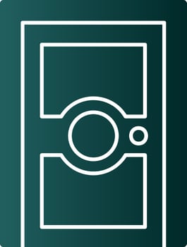 Door Vector Icon Design