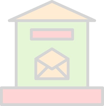 Letter Box Vector Icon Design