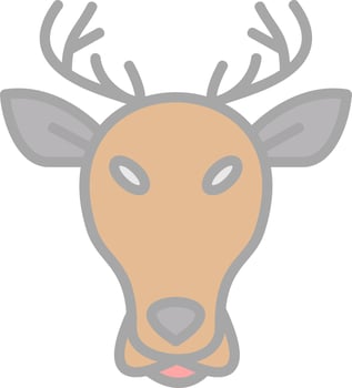Stag Vector Icon Design