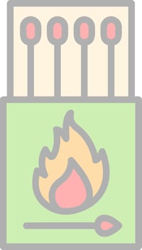 Matches Vector Icon Design
