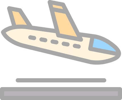 Arrivals Vector Icon Design
