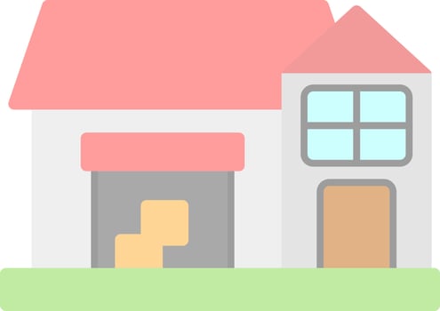 Warehouse Vector Icon Design