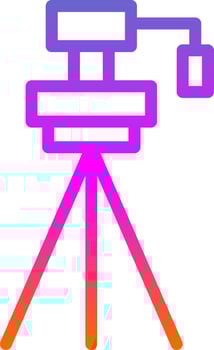 Tripod Vector Icon Design