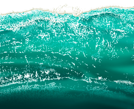 wave, ocean top view png