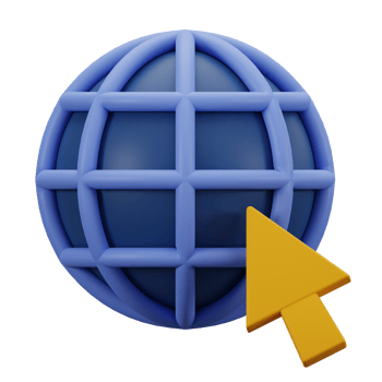 Website 3D Icon png