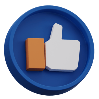 Like 3D Icon png