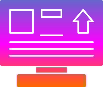 Content Making Vector Icon Design