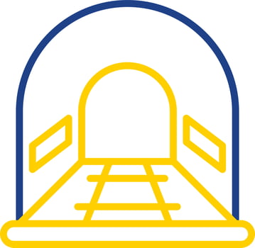 Tunnel Vector Icon Design