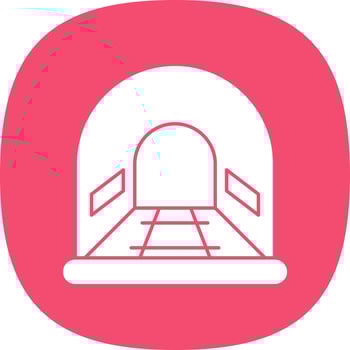 Tunnel Vector Icon Design