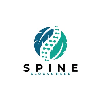 Spine logo icon vector isolated