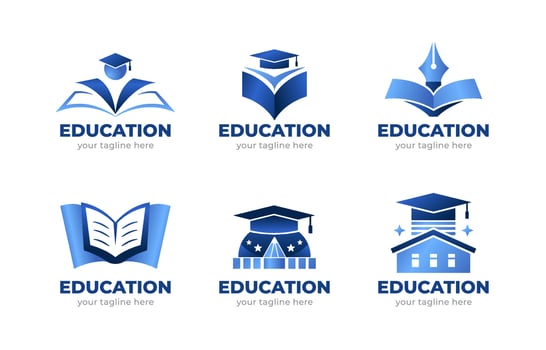 Education Logo Set vector