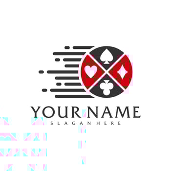 Fast Poker logo vector template, Creative Poker logo design concepts
