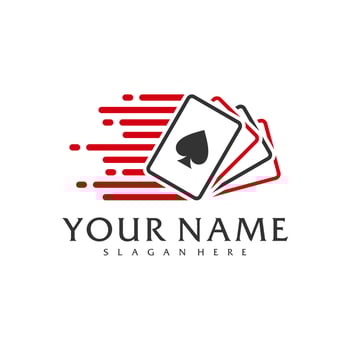 Fast Poker logo vector template, Creative Poker logo design concepts