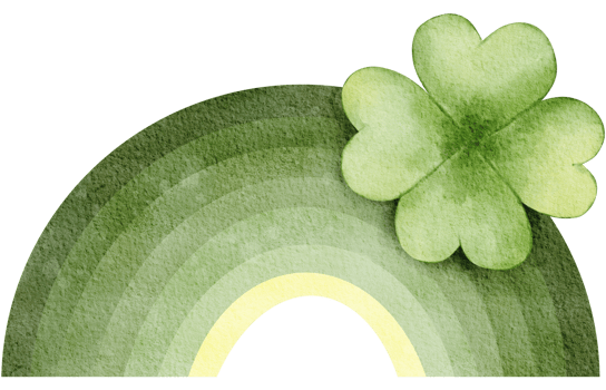 Happy St.Patrick's Day watercolor element png