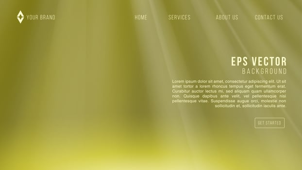Brown and yellow minimalism background in large web page screen size vector