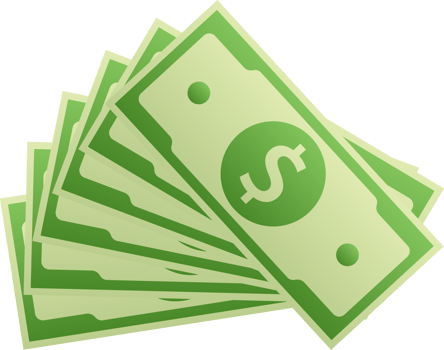Flat design of payment and finance with Banknote, bank and note, money and bank. png