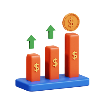 Investment and Saving 3D Icon Pack png