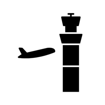 Air Control Tower Vector Icon