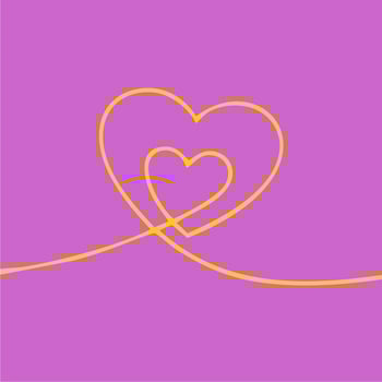 Background vector design with love ornament