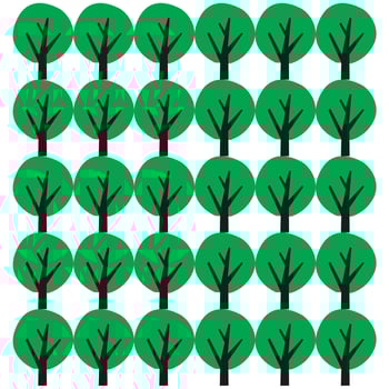 Background vector design bent by tree pattern