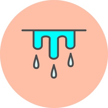 Melting Vector Icon Design