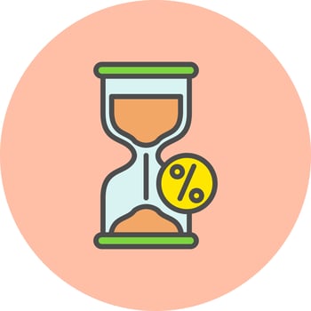 Hourglass Vector  Icon