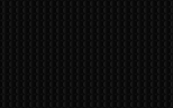 Seamless vector background with dark bubbles. Embossed padded circles and squares pattern.
