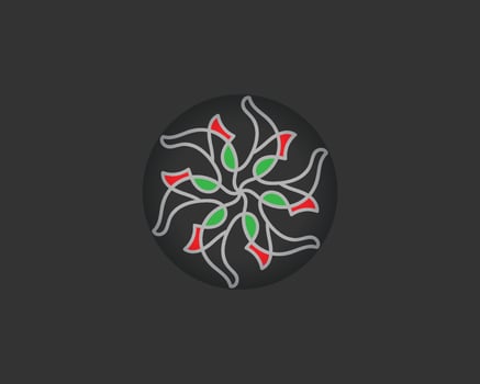 Colorful mandala. vector illustration. Islam, Arabic, Indian, Turkish, Pakistan, Chinese,