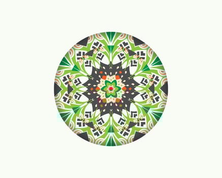Colorful mandala. vector illustration. Islam, Arabic, Indian, Turkish, Pakistan, Chinese,