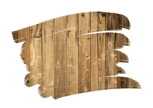 Transparent PNG Brush Strokes Revealing Aged and Weathered Wood Plank Background.