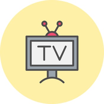 Television Vector Icon