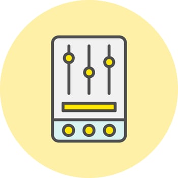 Rgb light Control Vector Icon