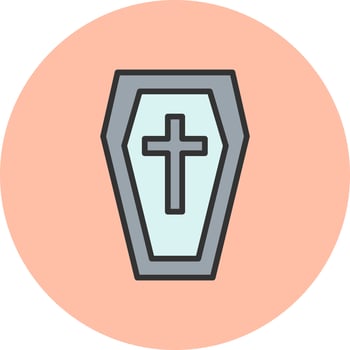 Coffin Vector Icon