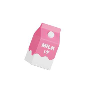 Milk 3d Illustration png