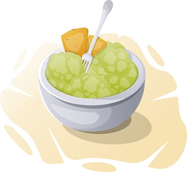 Delicious latinamerican dish vector