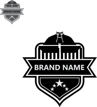 Law firm logo icon vector.For logo law independent. vector