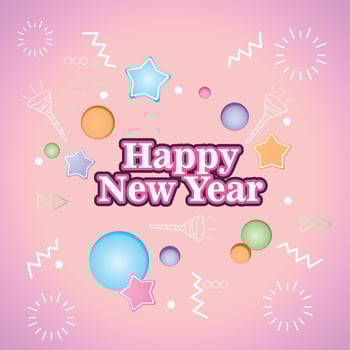 Happy New Year vector