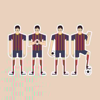 football lovers 02 vector
