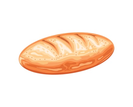 whole bread icon vector