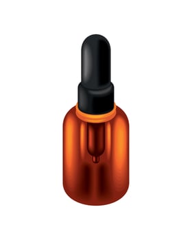 serum dropper bottle vector
