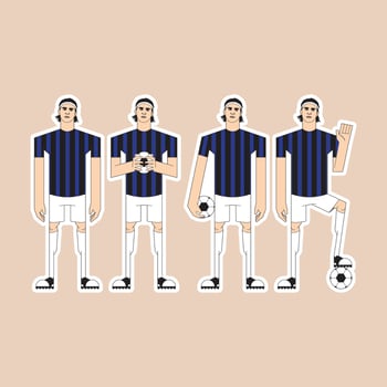 football lovers 14 vector